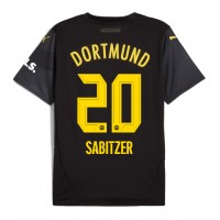 Camisa de Futebol Borussia Dortmund Marcel Sabitzer #20 Equipamento Secundário 2024-25 Manga Curta